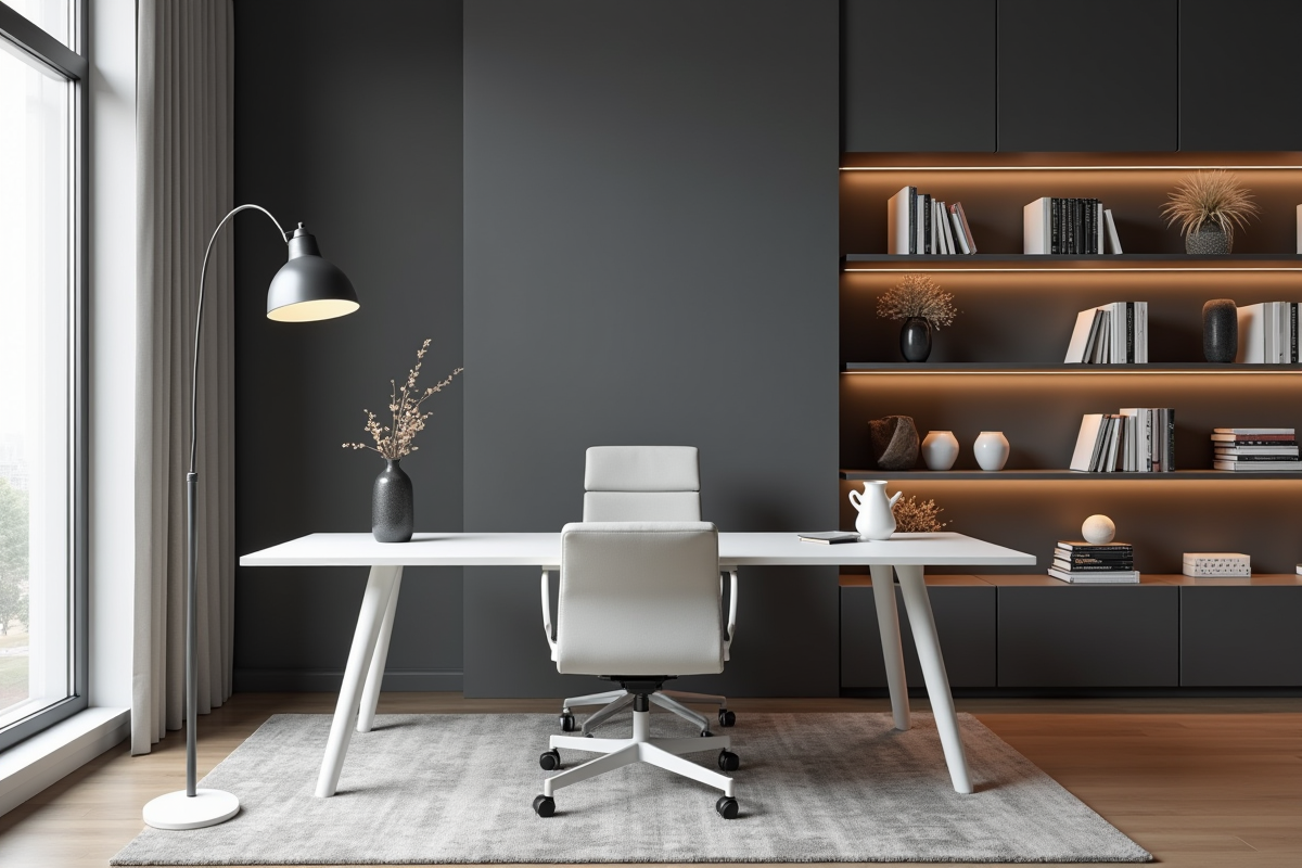 gris anthracite décor intérieur